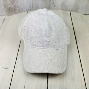 COPY - - Miss to Mrs white lace adjustable cap